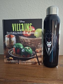 Disney Recipe Book/ Water Bottle