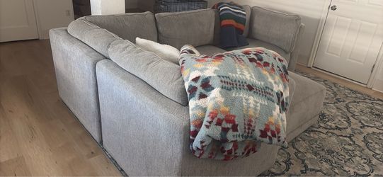 Modular couch in gray