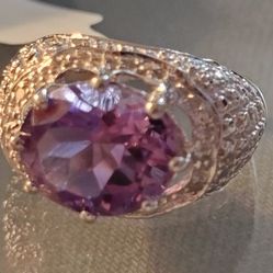 Amethyst Women's Ring 