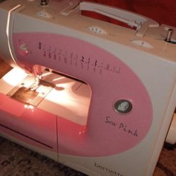 Bernette pink cancer edition sewing machine