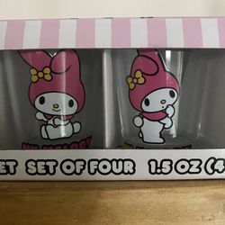 My Melody Hello Kitty HK Decorative Small Shot Glasses 