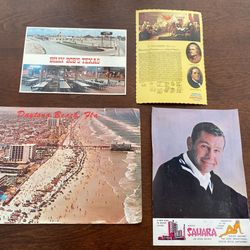 Unused Postcards from 1958 to 1962