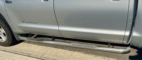 Chrome step bars for Toyota tundra 14/21 crewmax