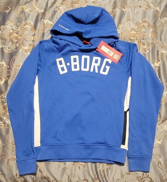 NWT Bjorn Borg Blue Size Small Hooded Sweatshirt