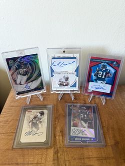 NFL Hall of Fame & Legends Autographs – Gates /4, LT /25, Earl Campbell /49, Singletary