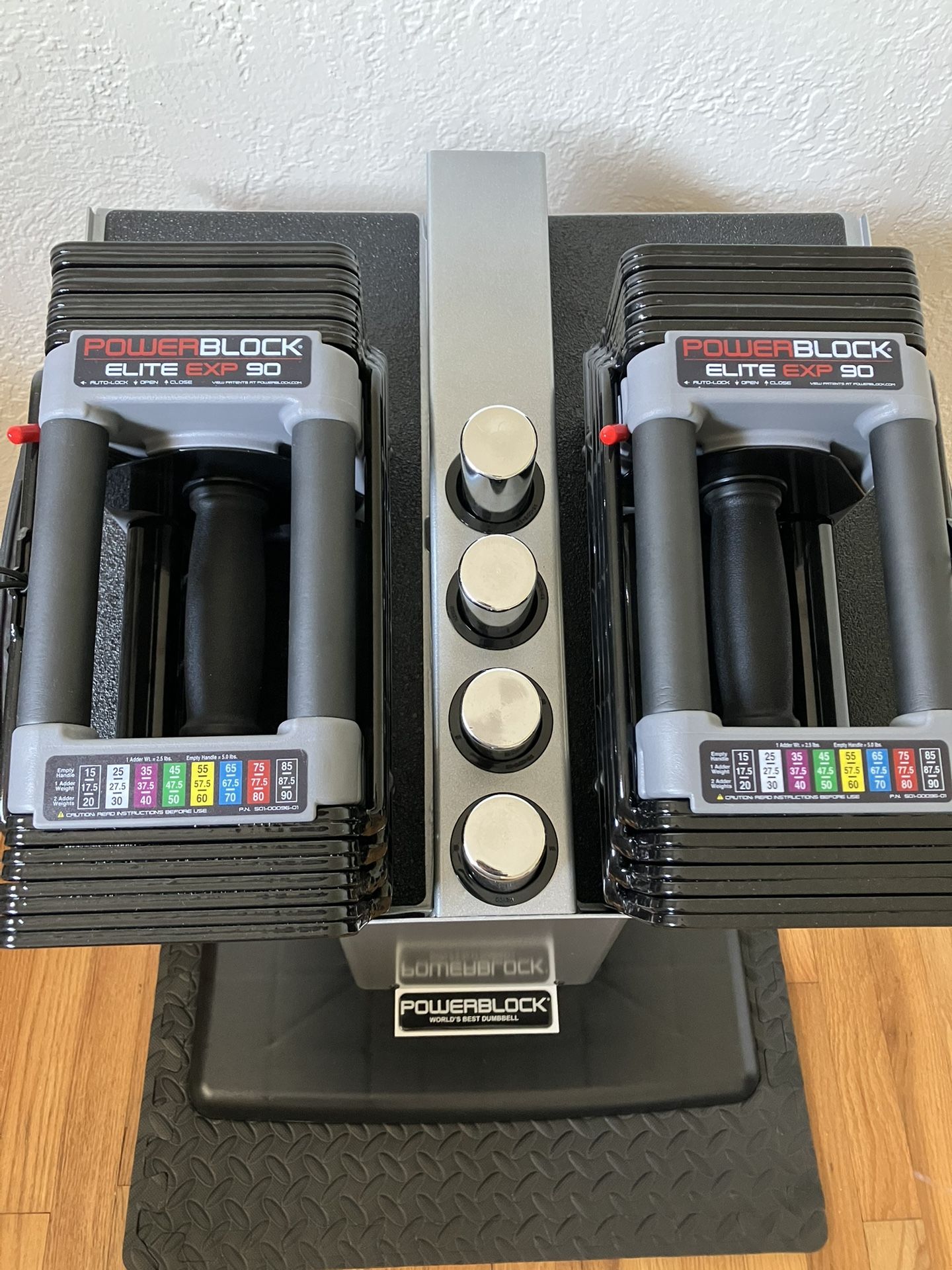 Power Block Dumbbell Set with Stand