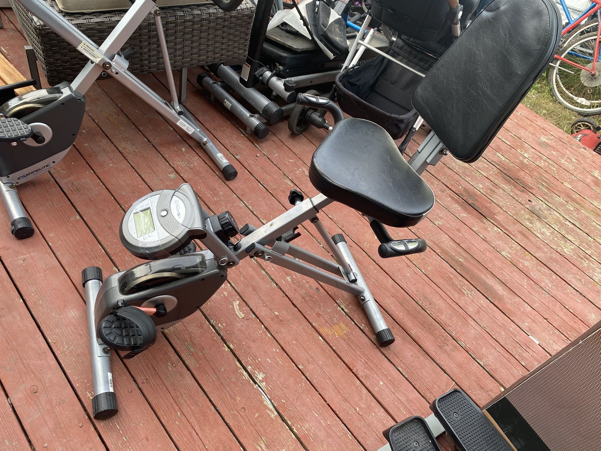 Exerpeutic 400XL Folding Recumbent Bike