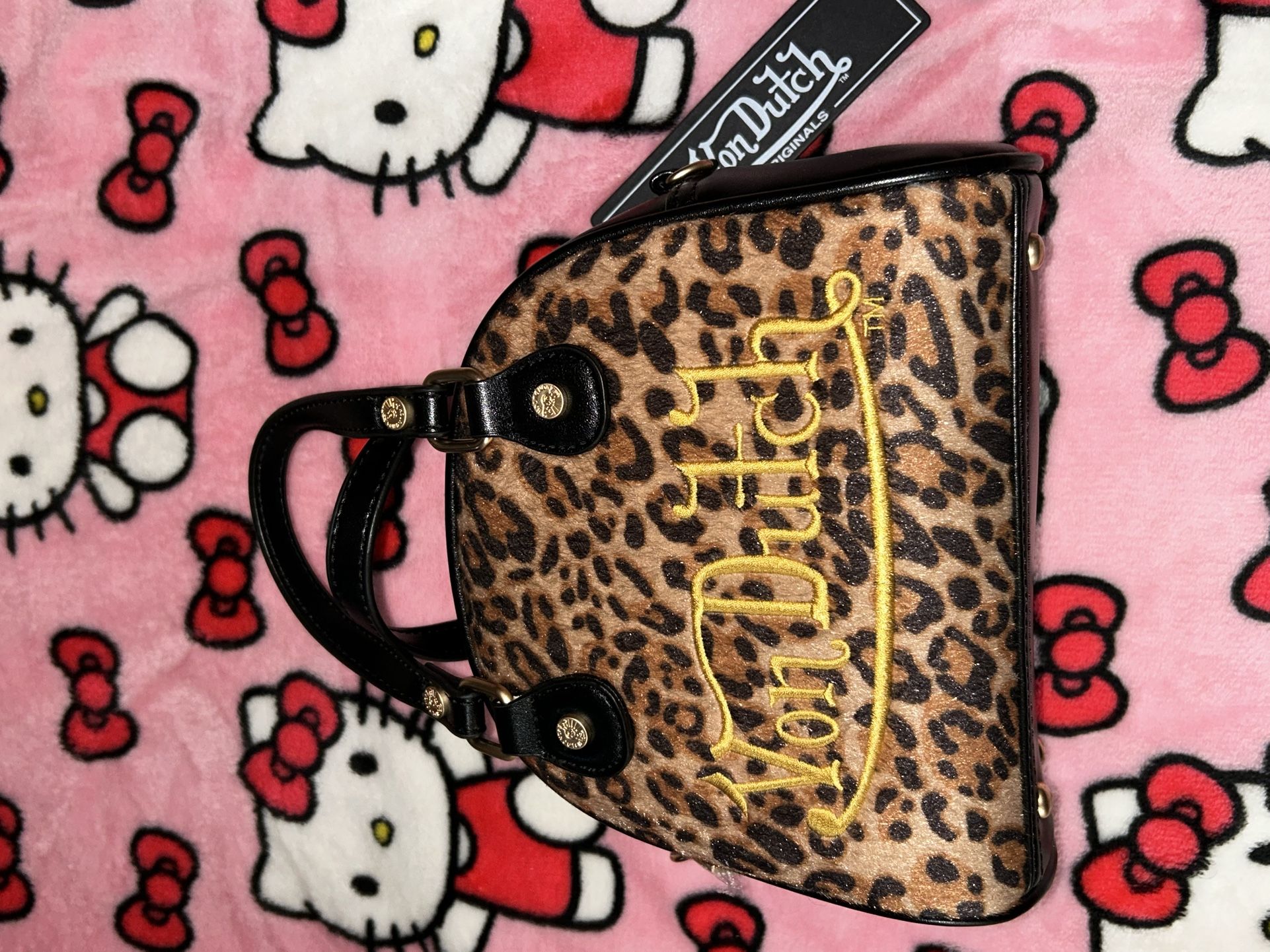 Von Dutch Cheetah Purse