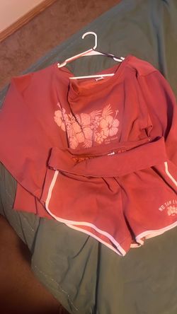 Pink Island 1986 Sweatshirt and Shorts Set