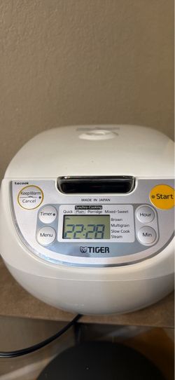 Tiger Tacook Rice Cooker Made in Japan