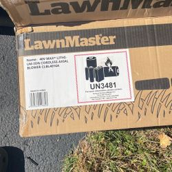 LawnMaster 40v  Leaf Blower 