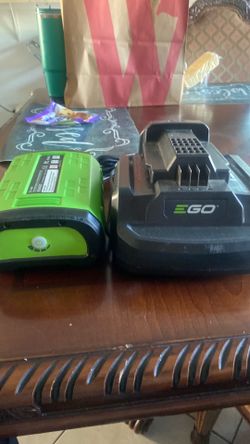 Ego battery, and charger