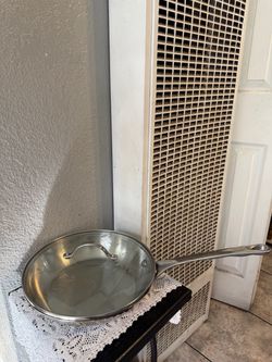 Princess House Sarten Clasico Grande Stainless Steel De 10” Pulgadas.