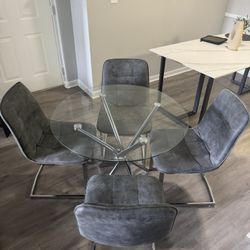 Dinning Table Set For 4 