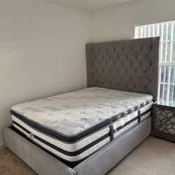 Queen Bed (With Mattress) 