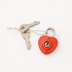 70 New Mini Red Padlocks with Keys – Bulk Lot