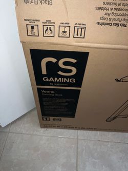 RS Gaming Venno 45 “ gaming computer desk black