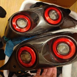 Carbon Fiber Tail Lights For Mazda RX-8 