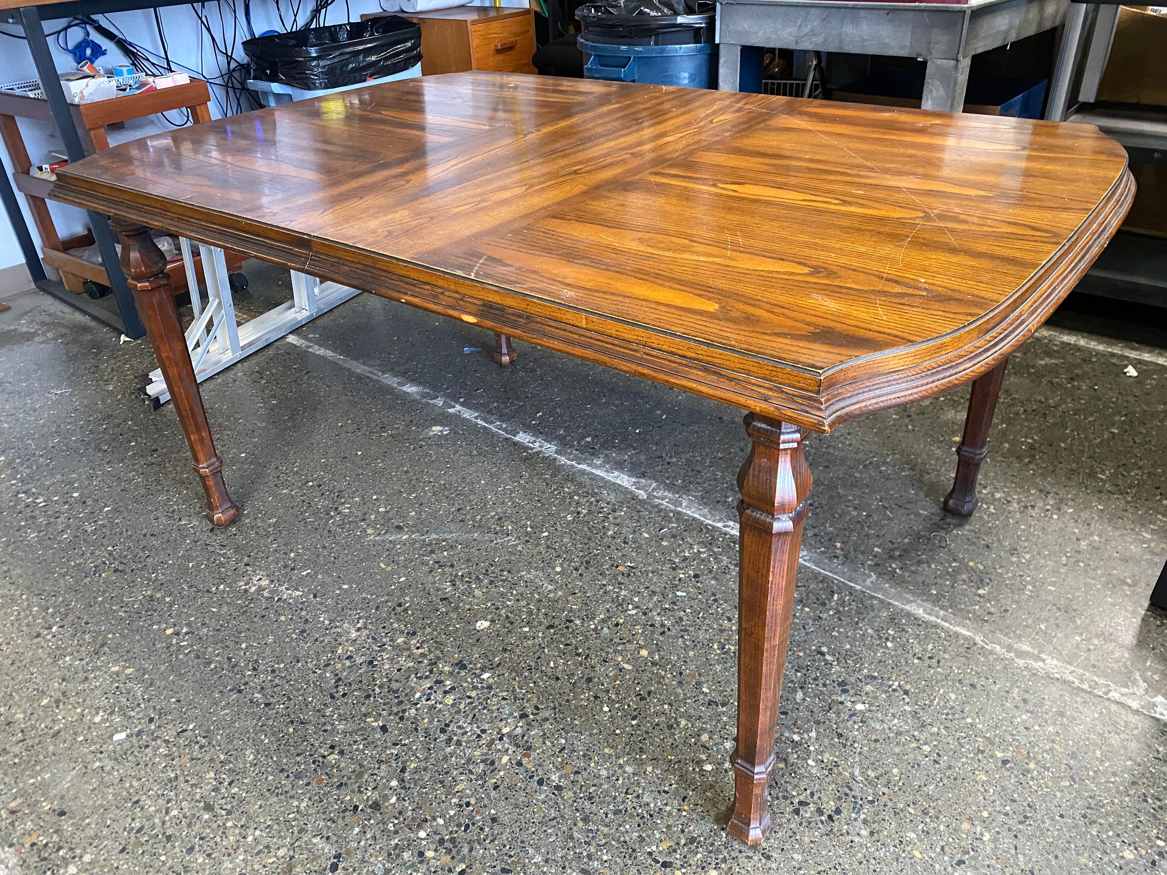 60in Wide Wooden Dining Table