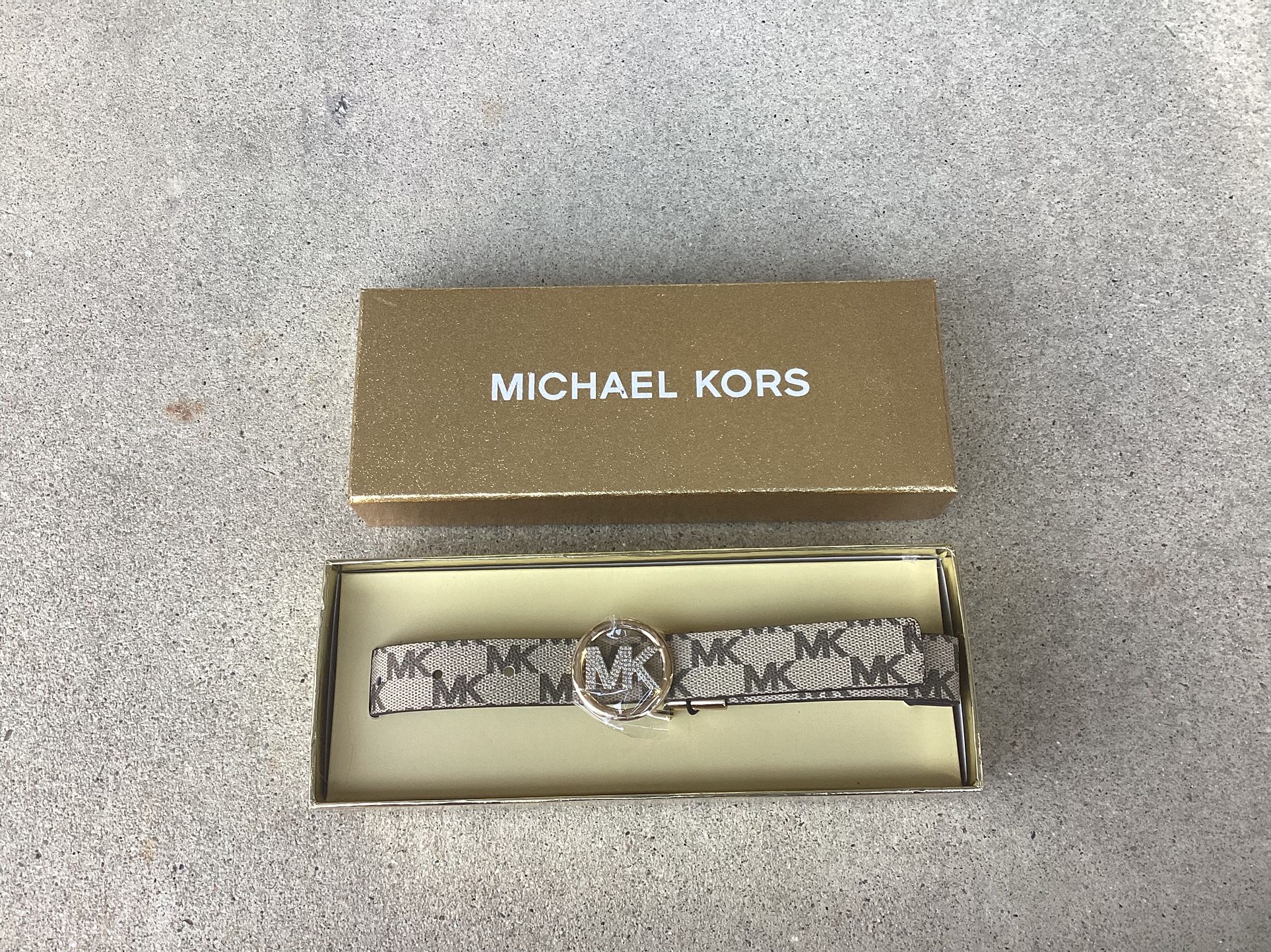Michael Kors Women Woman Belt Reversible Size S/M- Cinturon Mujer Talla S/M