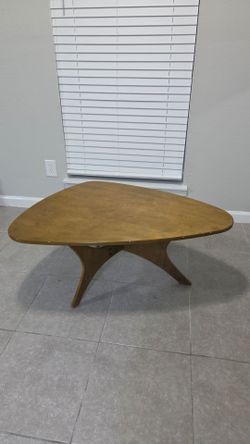Mid-Century Modern Wood Coffee Table