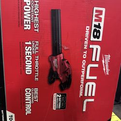 Milwaukee m18 fuel blower tool only $$275 (financing available) 