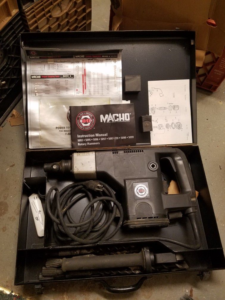 BLACK N DECKER 6095 ROTARY HAMMER DRILL for Sale in Brooklyn NY OfferUp