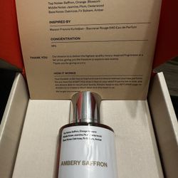 50ml Dossier Ambery Saffron - MFK Baccarat Rouge 540