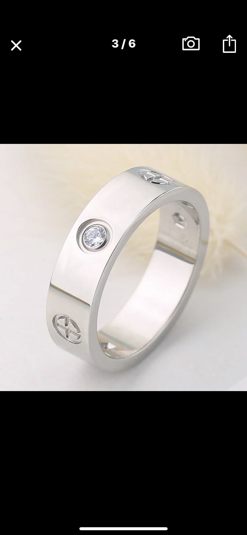 CATIER WEDDING BAND RING