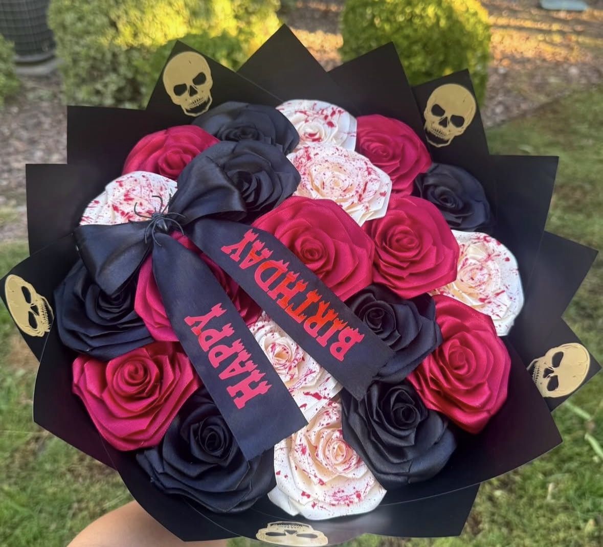Skull bouquet