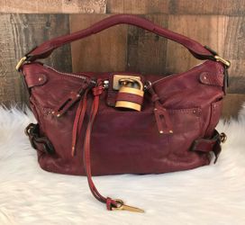 Chloé Paddington Hobo Burgundy Leather (A1D000785)