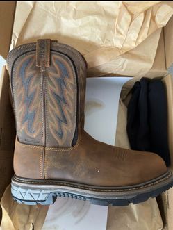 Red wing work boots (8.5M) STEELTOE