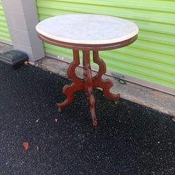 Victorian Marble Top Table