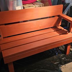 Handmade Wooden Bench New