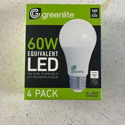 Greenlite Light bulb Unopened (Reduced Price For Today)