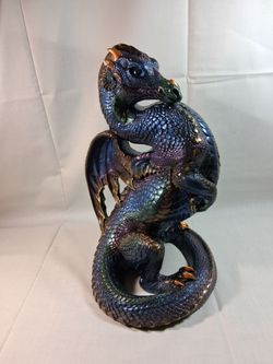 Windstone Editions Emperor Dragon in Peacock.