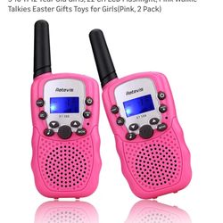 Pink Walkie Talkies Pair 