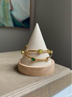 Multi Color Gem Bangle Bracelets ( firm on price )