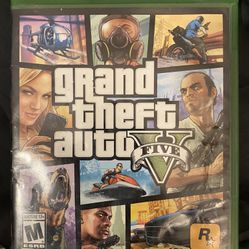 Grand Theft Auto V (Xbox One, 2014) W/Manual & Map (CIB) VG+