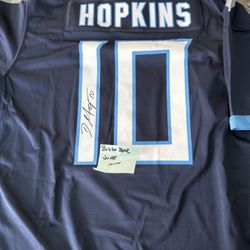 Deandre Hopkins Tennessee Titans Nike Authentic Autographed Jersey