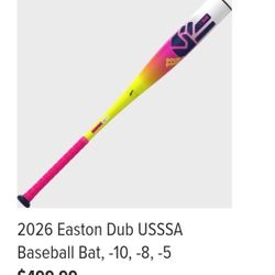Easton DUB 29/19 Drop 10 Brand New