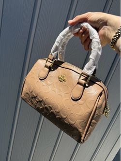 Coach beige purse