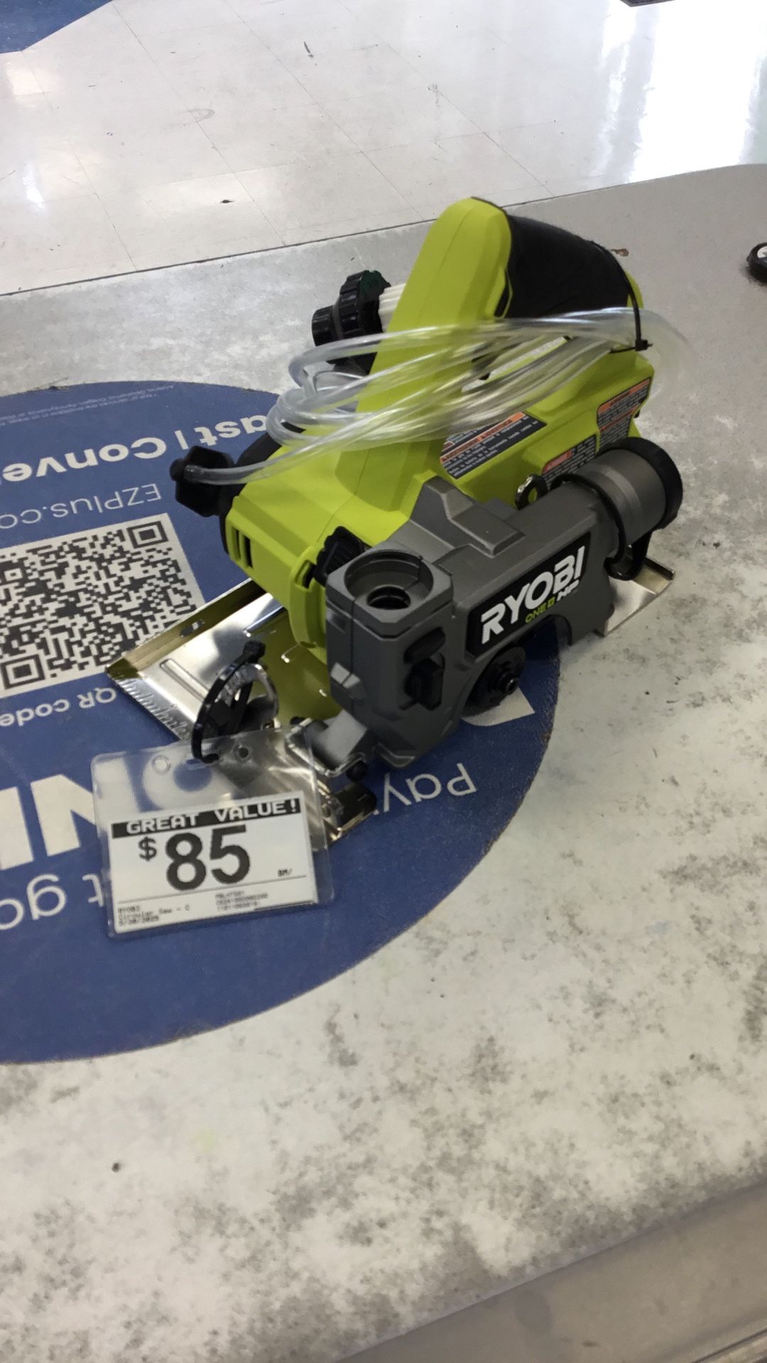 $85. Ryobi Circular Saw.