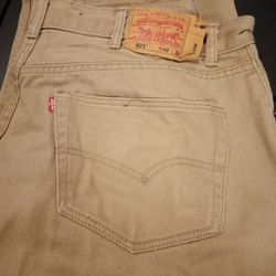 LEVI STRAUSS KHAKI DENIM JEANS