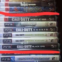 PS3 & PS4 Game Lot – $5 Each or Bundle Deal