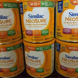 Similac Neosure Infant Formula With Iron Powder 13.1 Oz Cans Lot Of 6.