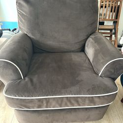 Velvet recliner sofa