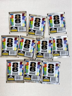 10 packs of Panini World Cup 2026 stickers