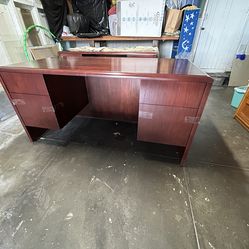 Beautiful wooden office desk