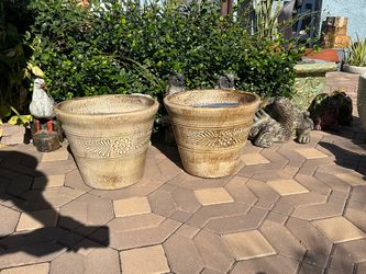 Clay pot vaso
